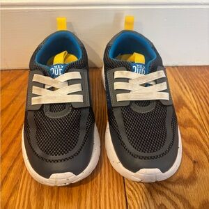 Hey Dude Kids Black and White Sneakers